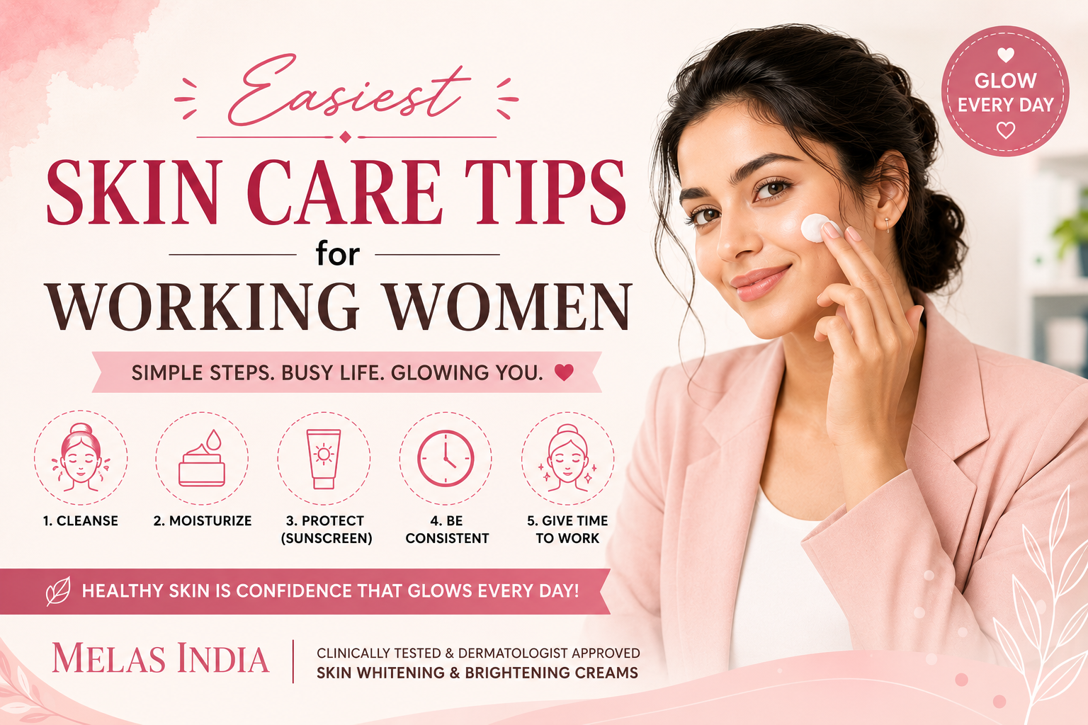 Easiest Skin care Tips for Working Women