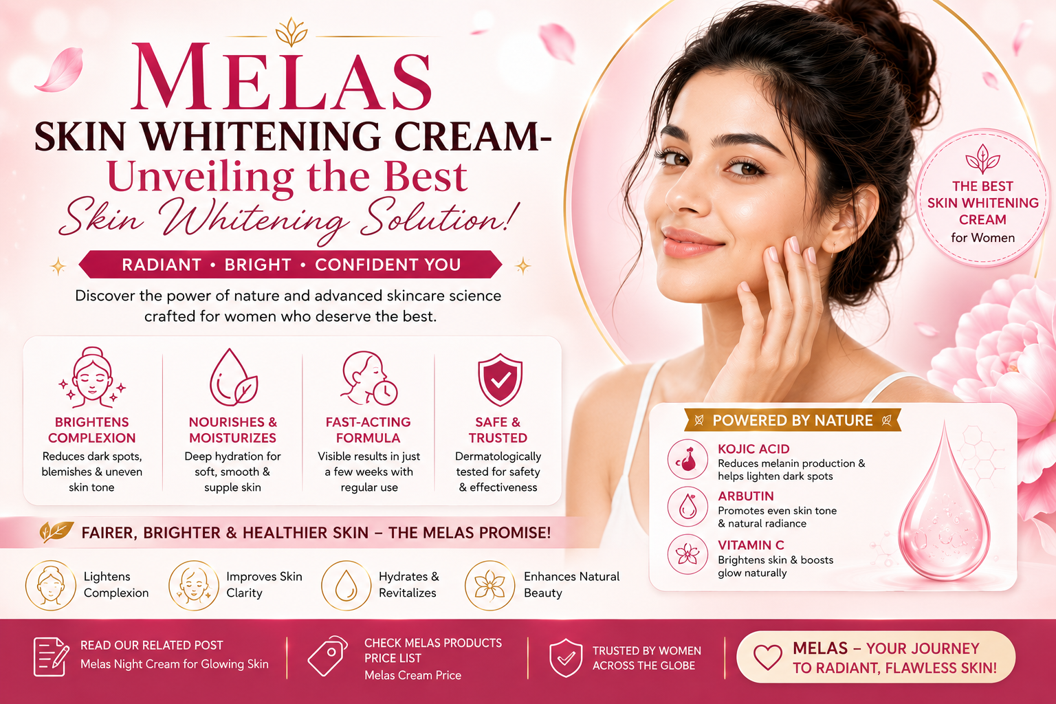 Melas Skin Whitening Cream- Unveiling the Best Skin Whitening Solution!
