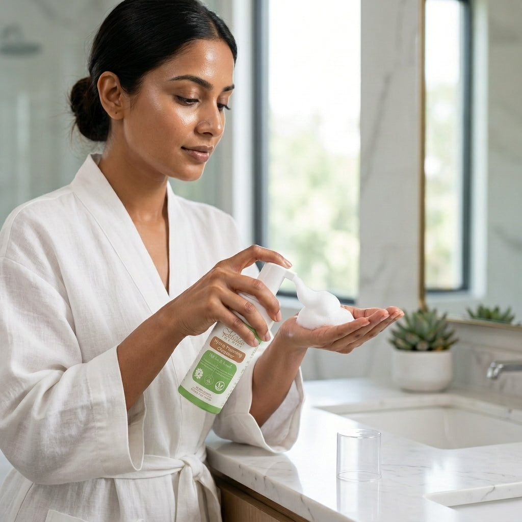 Melas Hydra Foaming Face Cleanser with Kiwi & Avocado