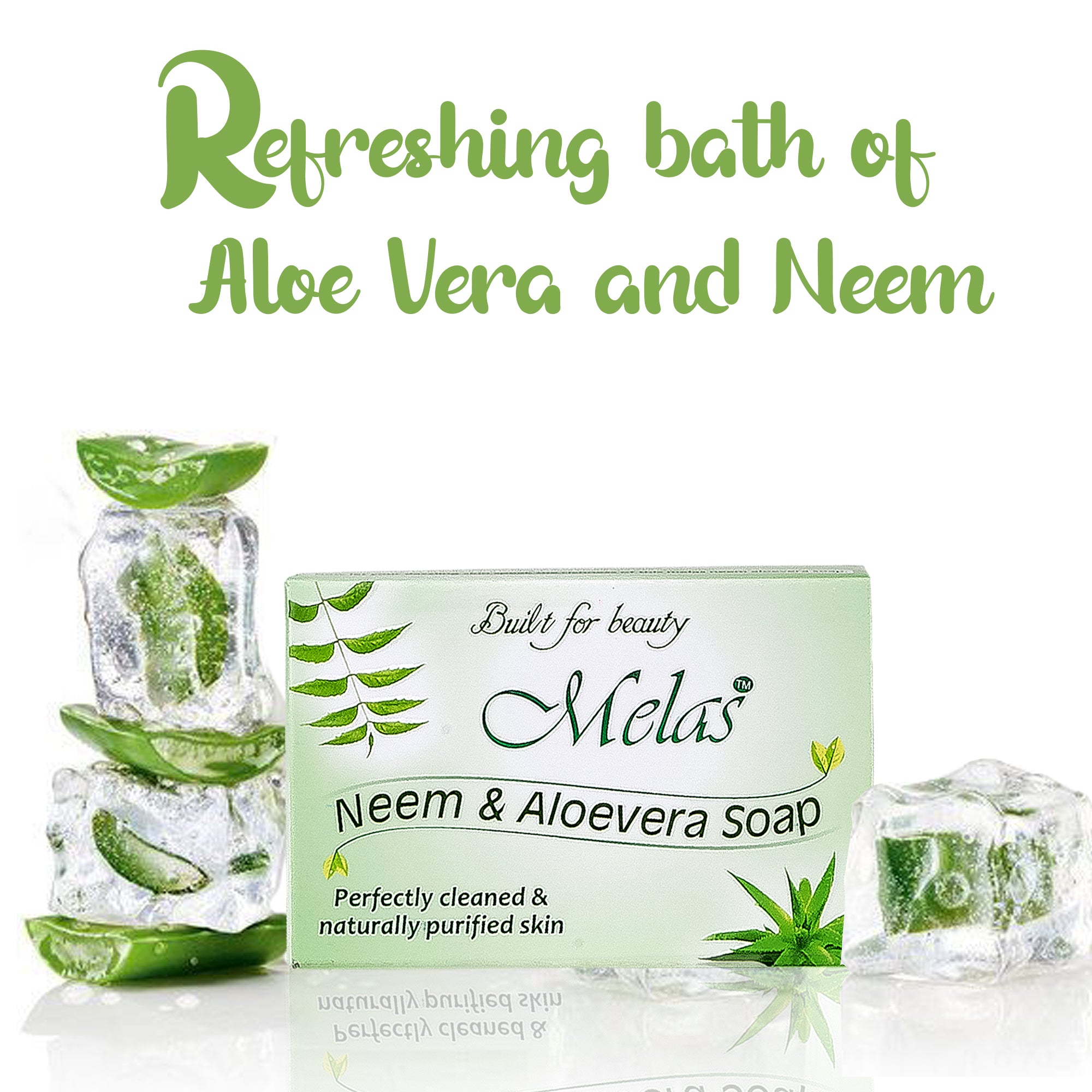 Neem & Aloe Vera Soap (Pack of 8 )